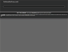 Tablet Screenshot of fettealtefrau.net